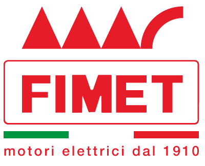 Logo dell'azienda Fimet specializzata nel campo motori elettrici dal 1910